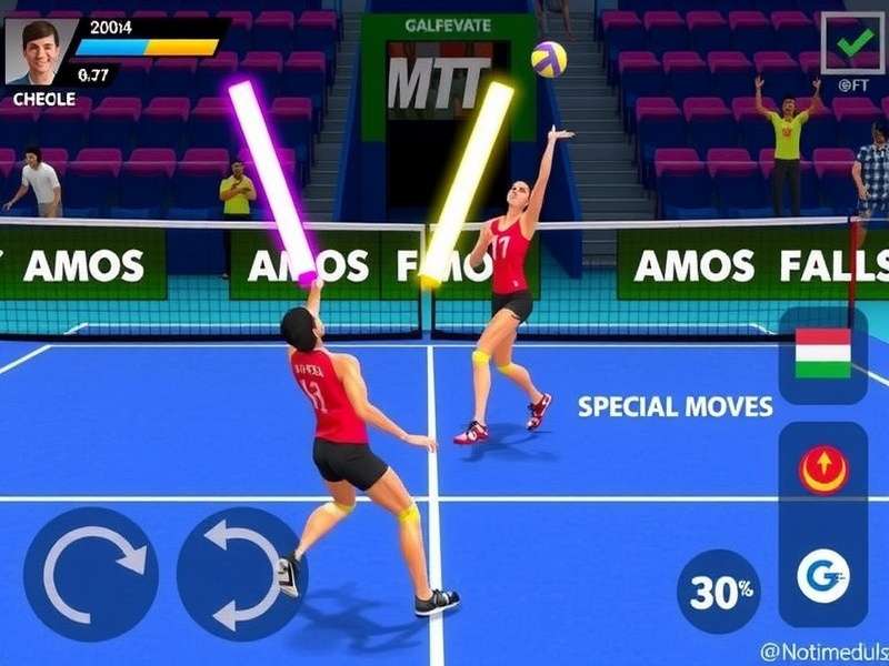 Volley Titans Gujarat Glory Gameplay Screenshot
